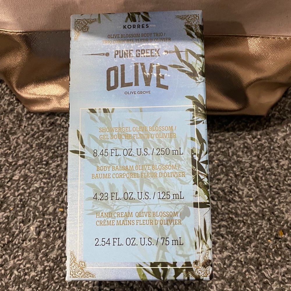 Korres Pure Greek Olive Grove Set NIB